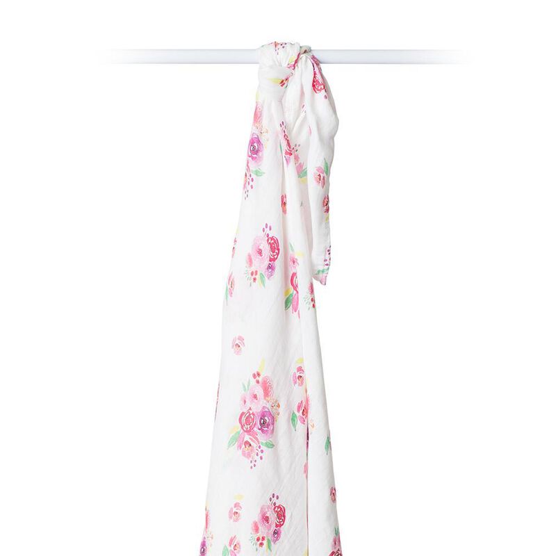 LuluJo Muslin Bamboo Swaddle - Poises image number 3