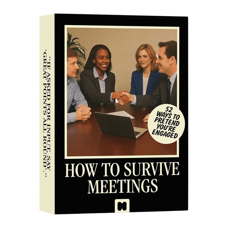 Mustard How to Survive Meetings Cards image number 0