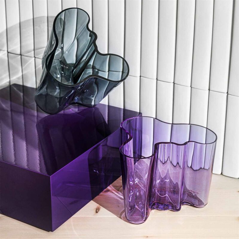 iittala Alvar Aalto Vase 16cm Dark Grey image number 1