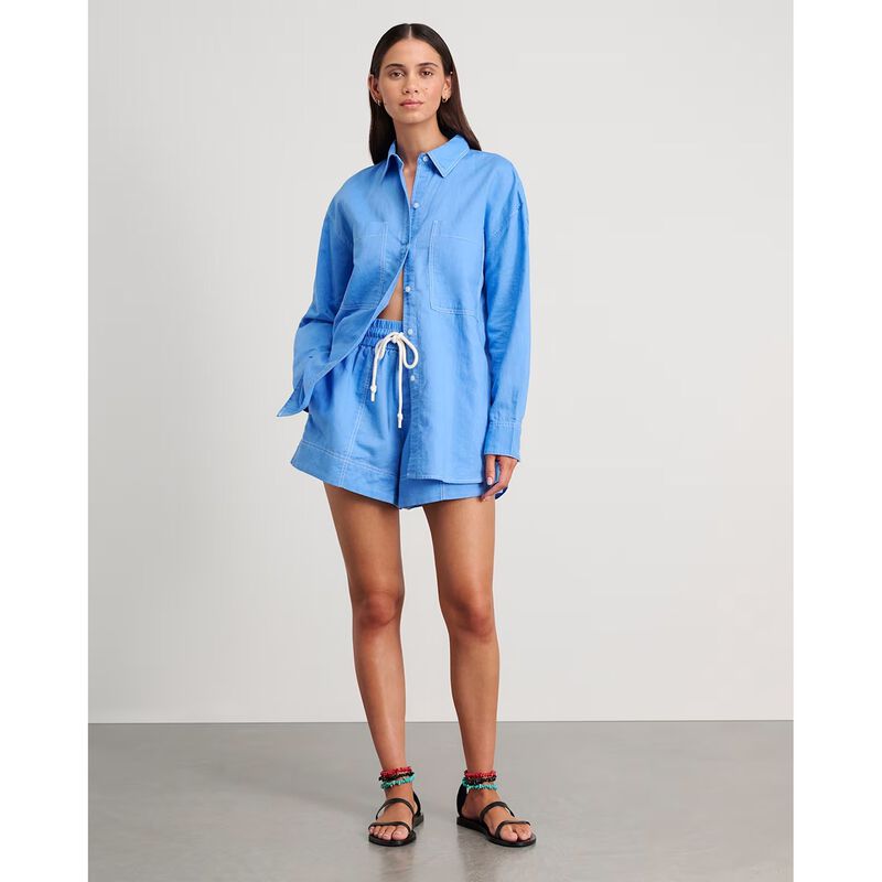 JAG Cindy Linen Oversized Shirt image number 3