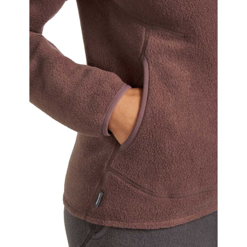 Icebreaker W Merino Blend 800 RealFleece Classic Pile LS Zip image number 10
