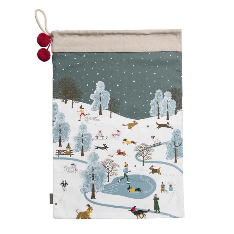 Sophie Allport Christmas Dogs Christmas Sack image number 0