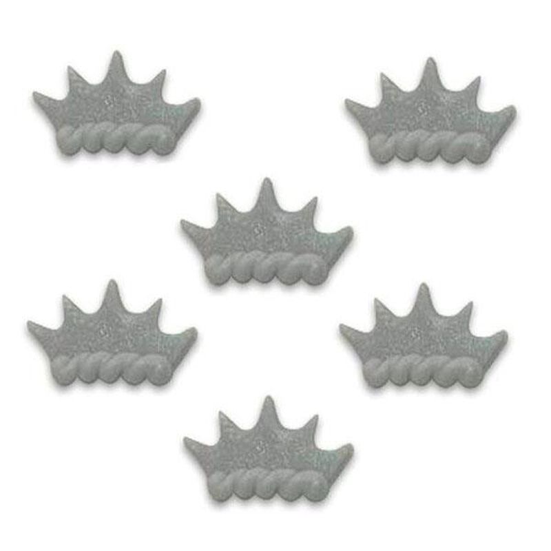 Wilton Sugarcraft Toppers 6 Pack - Silver Tiara image number 0