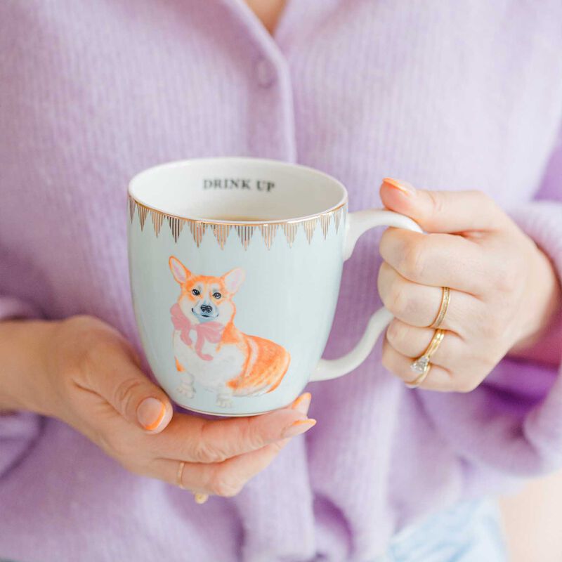 Yvonne Ellen Best of British Corgi Large Mug image number 1