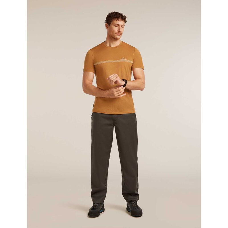 Icebreaker M Merino 150 Tech Lite SS Tee Range Stripes image number 2