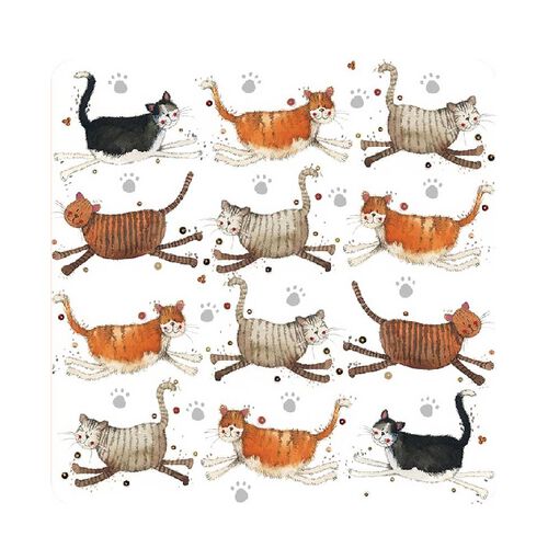 Alex Clark Cats Coaster