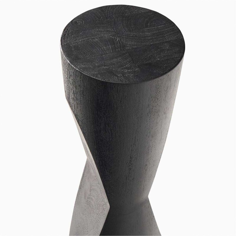 West Elm Gideon Drink Table Mango Black image number 2