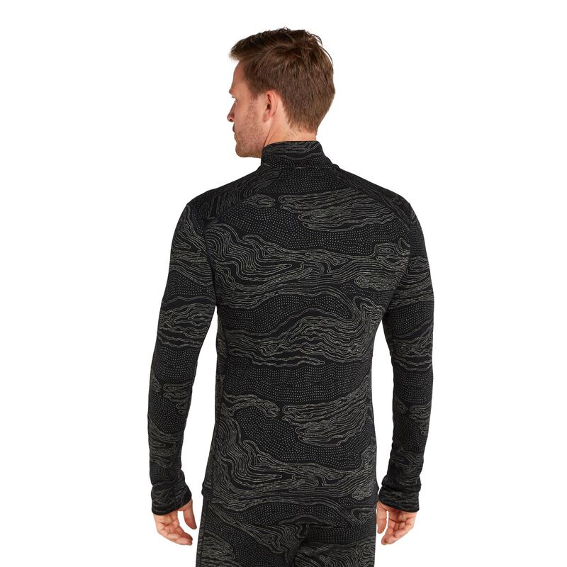Icebreaker M Merino 260 Vertex LS Half Zip Snow Guide image number 1