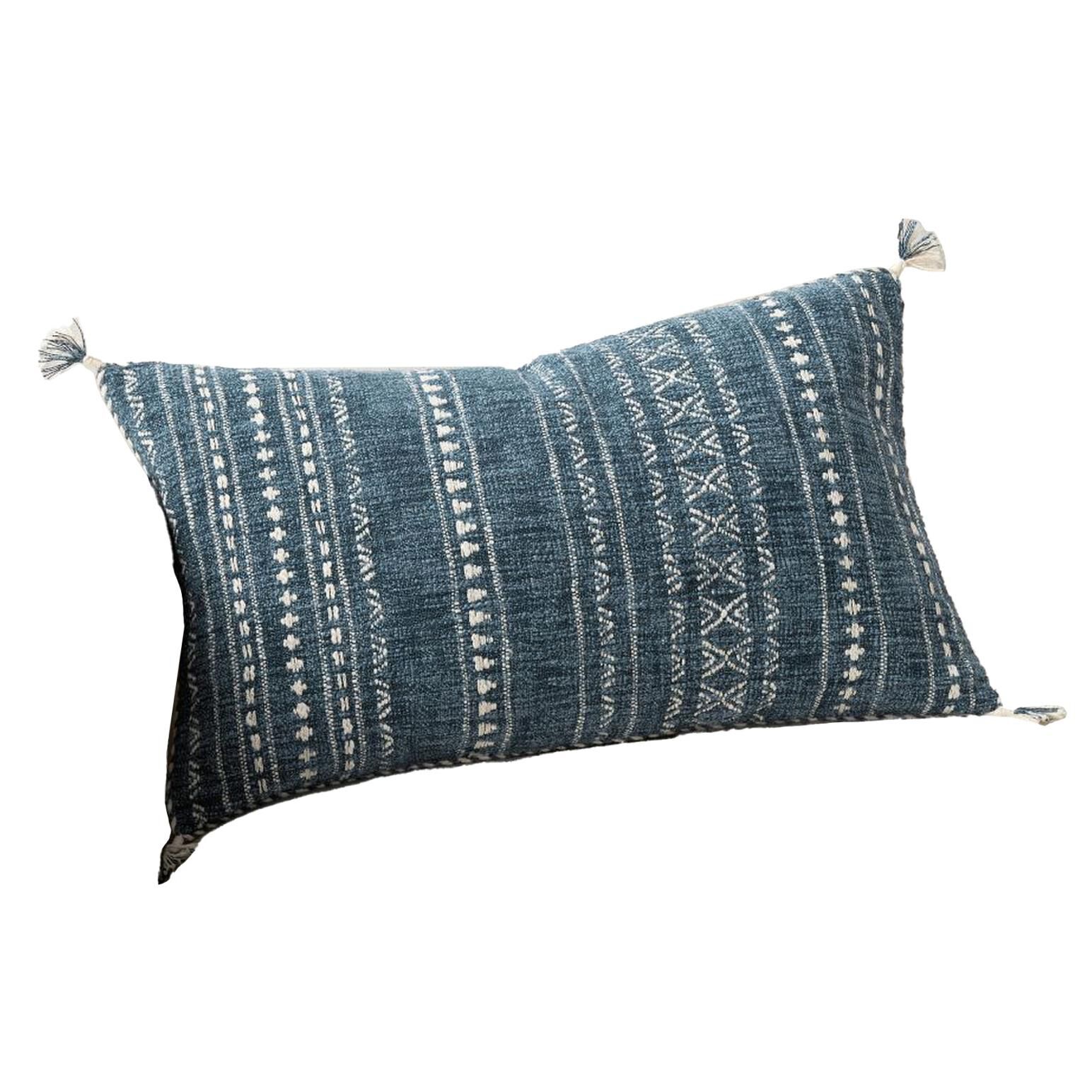 Pottery barn indigo pillow online