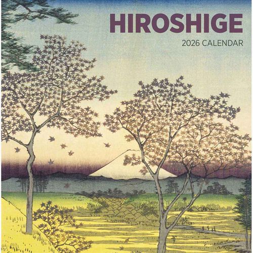 Pomegranate Hiroshige 2026 Wall Calendar