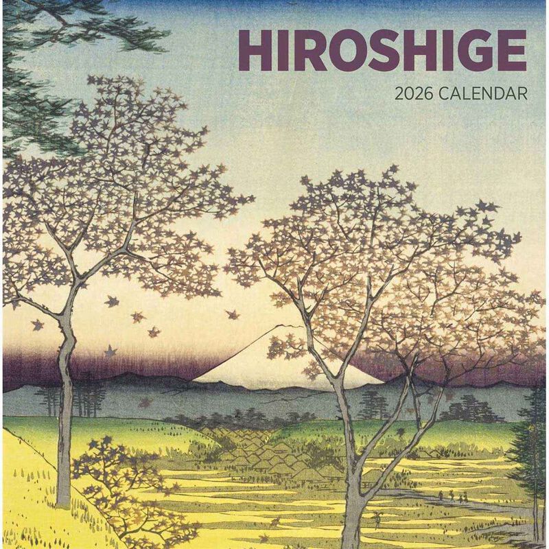 Pomegranate Hiroshige 2026 Wall Calendar image number 0
