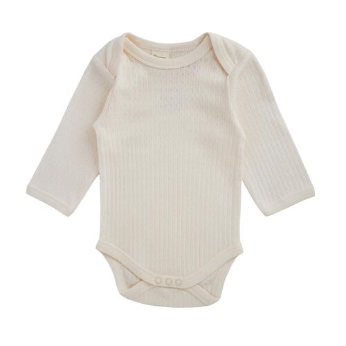 Nature Baby Pointelle Bodysuit