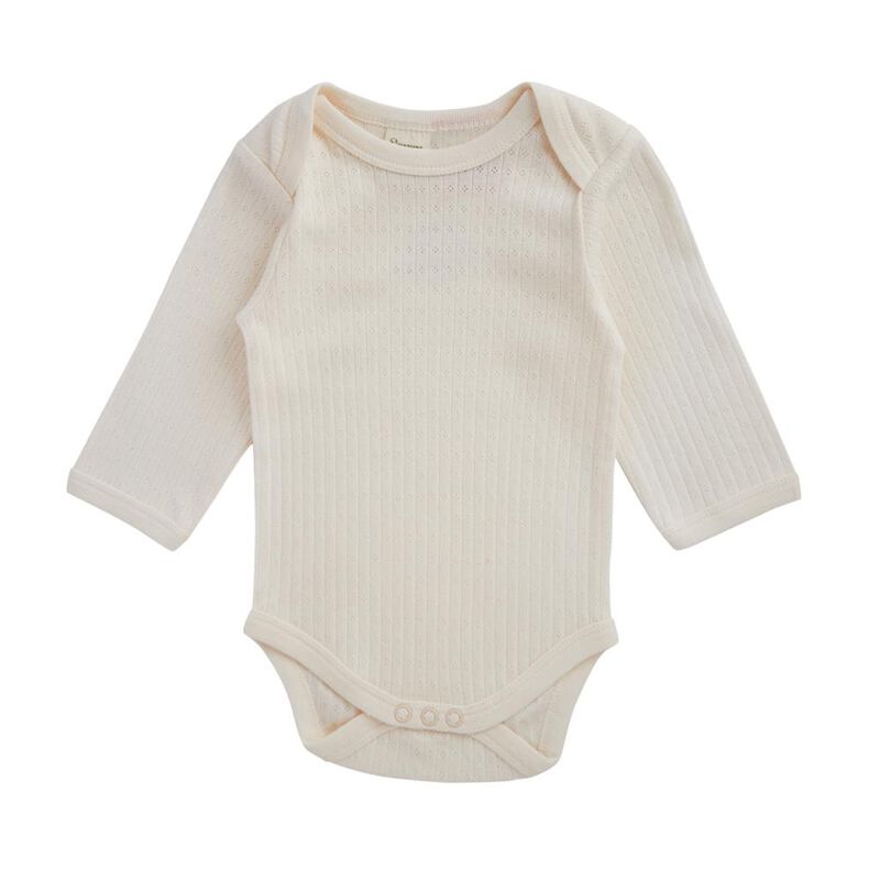 Nature Baby Pointelle Bodysuit image number 0