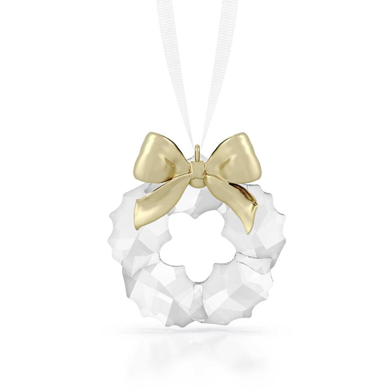 Swarovski Holiday Magic Wreath Ornament image number 0