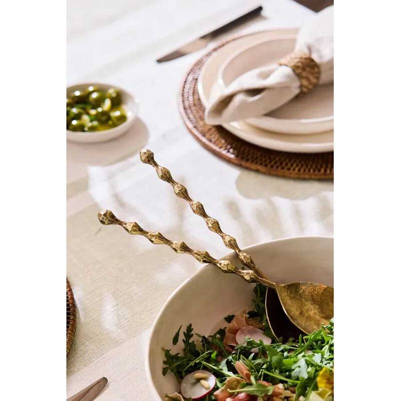 French Country Bobble Forged Salad Servers image number 1