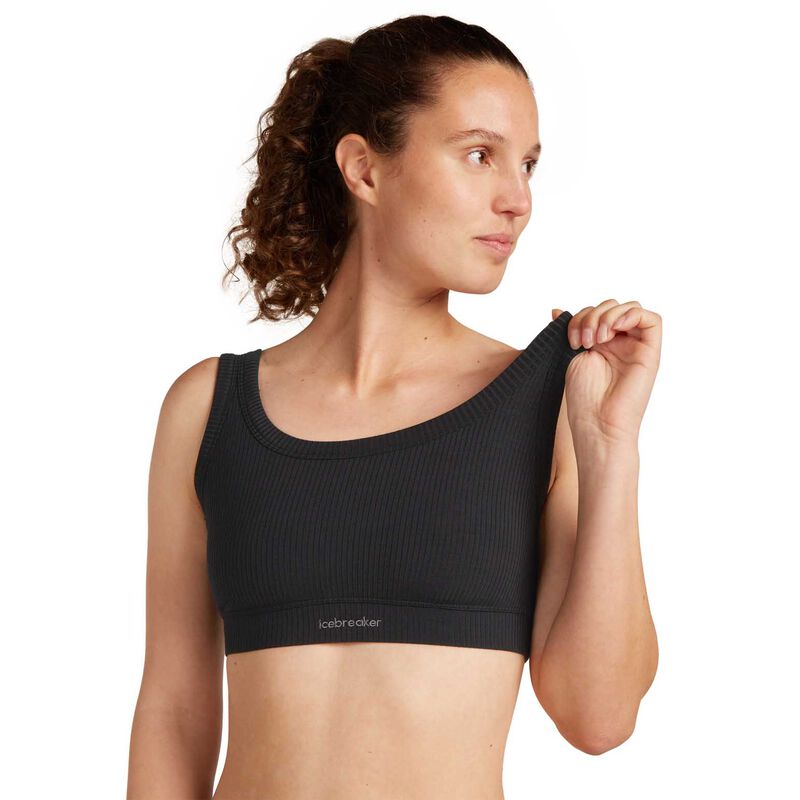 Icebreaker W Merino Blend Rib Lotus Bra image number 2