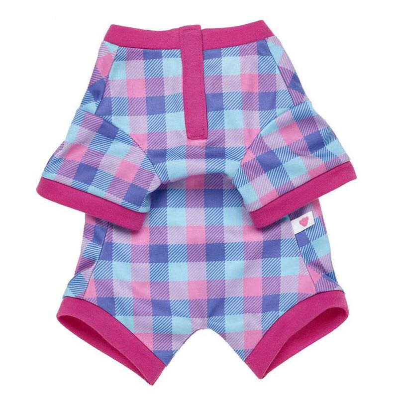 Build A Bear Outfit - Promise Pets Pink Plaid Sleeper image number 0