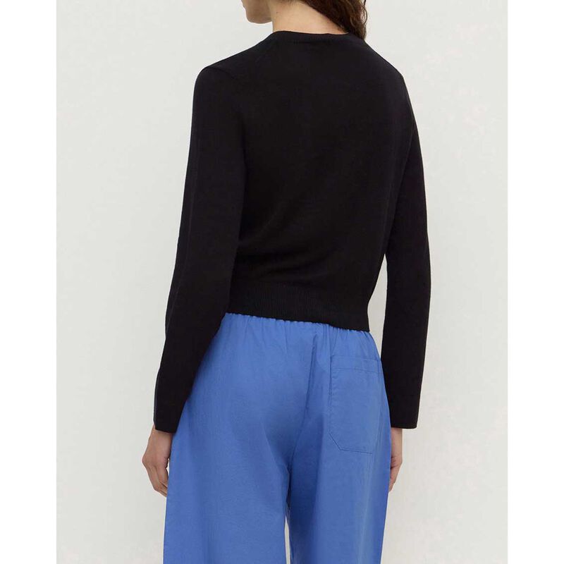 Assembly Label Orina Cotton Cashmere Cardigan Black image number 1