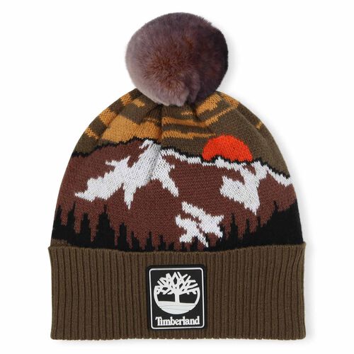 Timberland Jacquard Pom-Pom Beanie T1 - T2