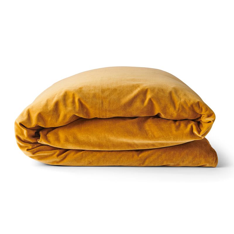 Kip&Co Pecan Velvet Quilt Cover Queen image number 0