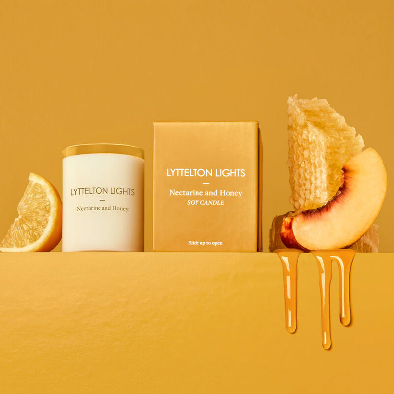 Lyttelton Lights Nectarine & Honey Candle image number 1