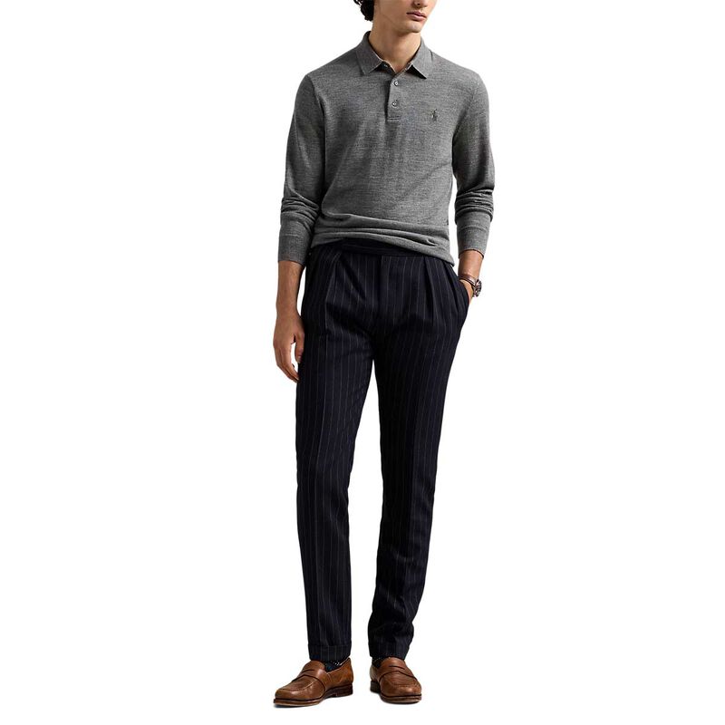 Polo Ralph Lauren Washable Wool Polo-Collar Sweater image number 3