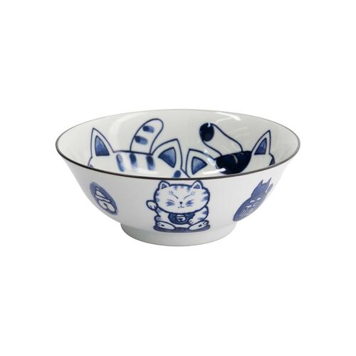 Tokyo Design Studio Kawaii Cat Neko Ramen Bowl 20x7.5cm