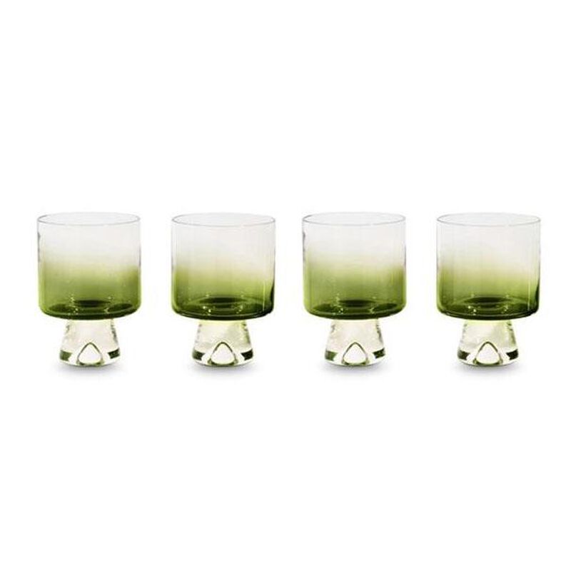 Tom Dixon Tank Low Ball Glasses Giftset Green image number 0