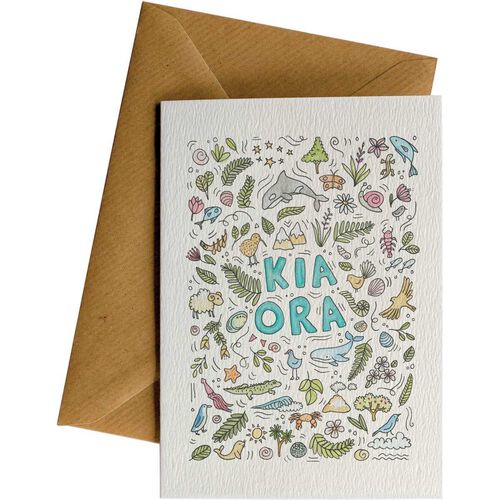 Little Difference Kia Ora Montage Card