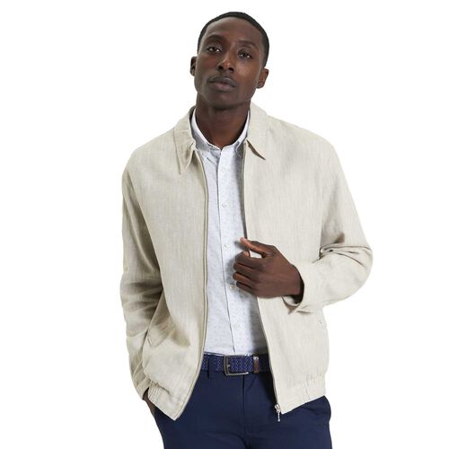 Ben Sherman Linen Blouson Jacket