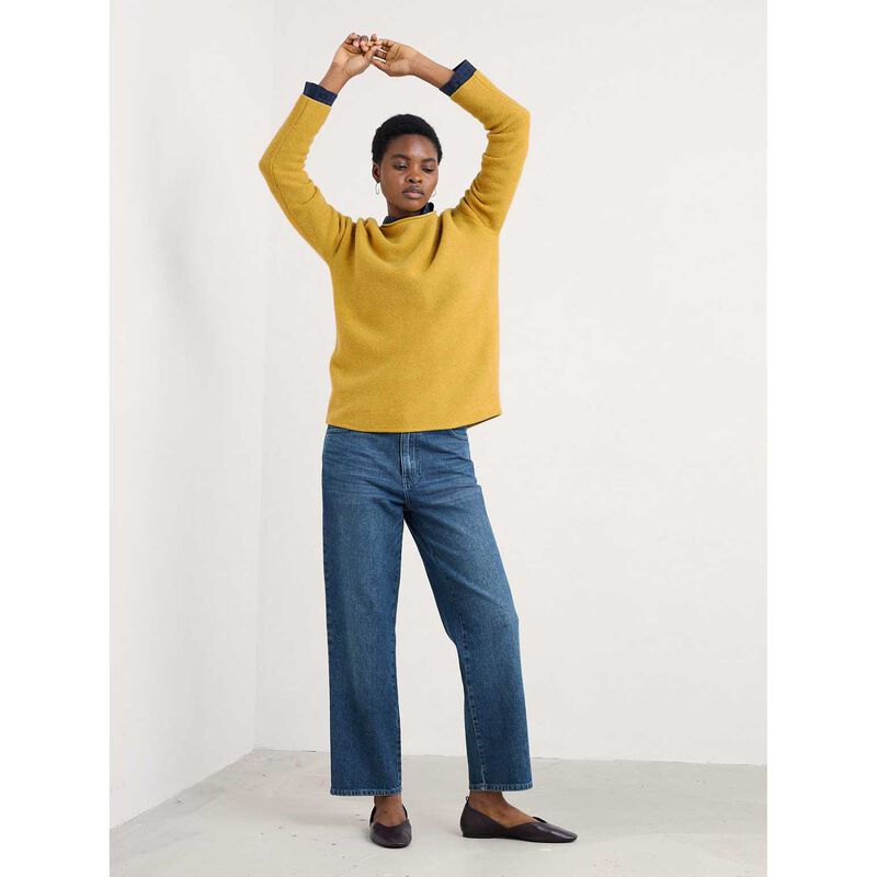 Seasalt Cornwall Fruity Jumper II Hay image number 1
