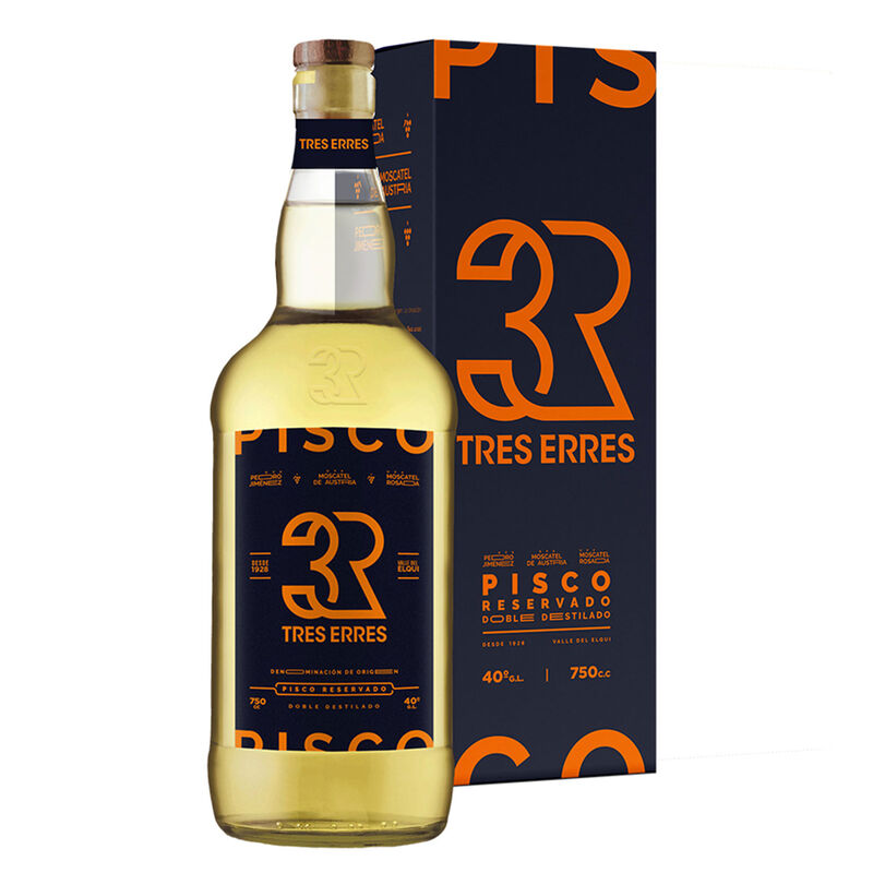 Tres Erres Pisco 40% 750ml image number 0