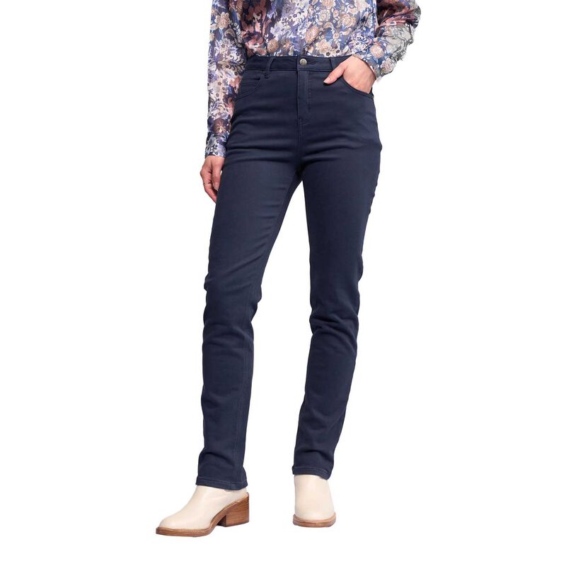 Vassalli Slim Leg Full Length Knit Jean image number 0