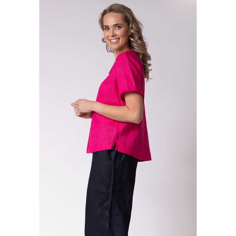 B Essentials By Ballantynes Trimmed Tee image number 2