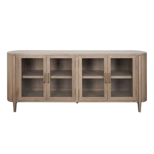 French Country Finley 4 Door Sideboard Natural