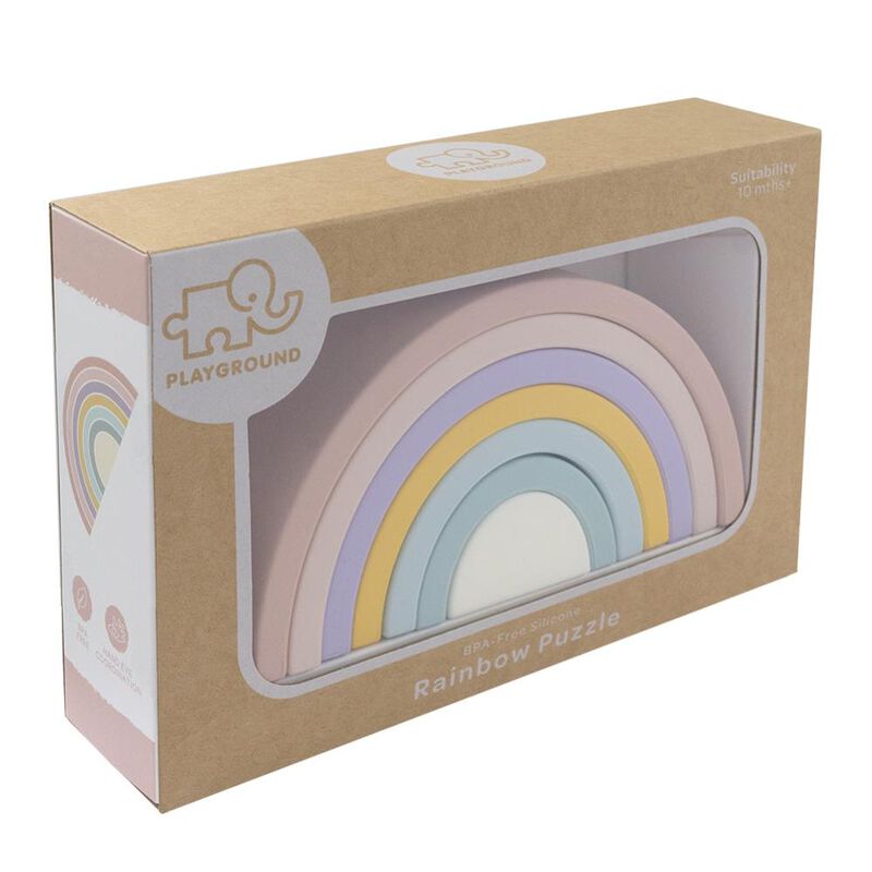Living Textiles Silicone Rainbow Puzzle image number 1