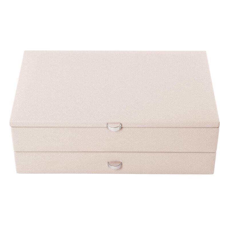 Stackers Medium Boutique Jewellery Box Blush image number 0