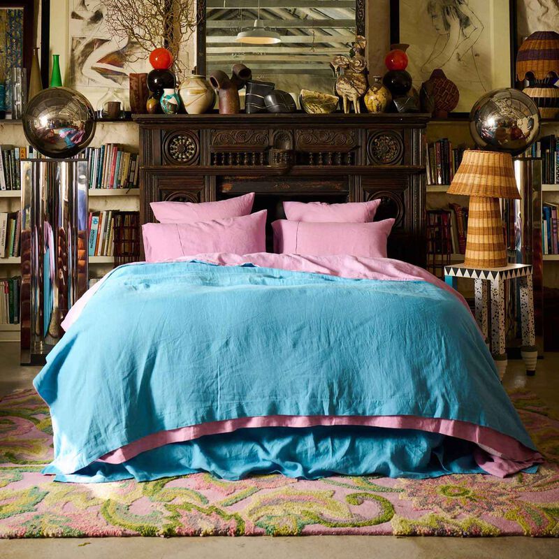 Kip&Co Lavender Linen European Pillowcases 2P Set image number 2