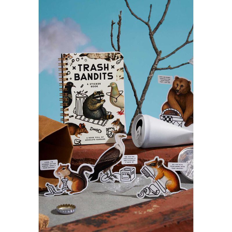 Brass Monkey Trash Bandits Sticker Book image number 1