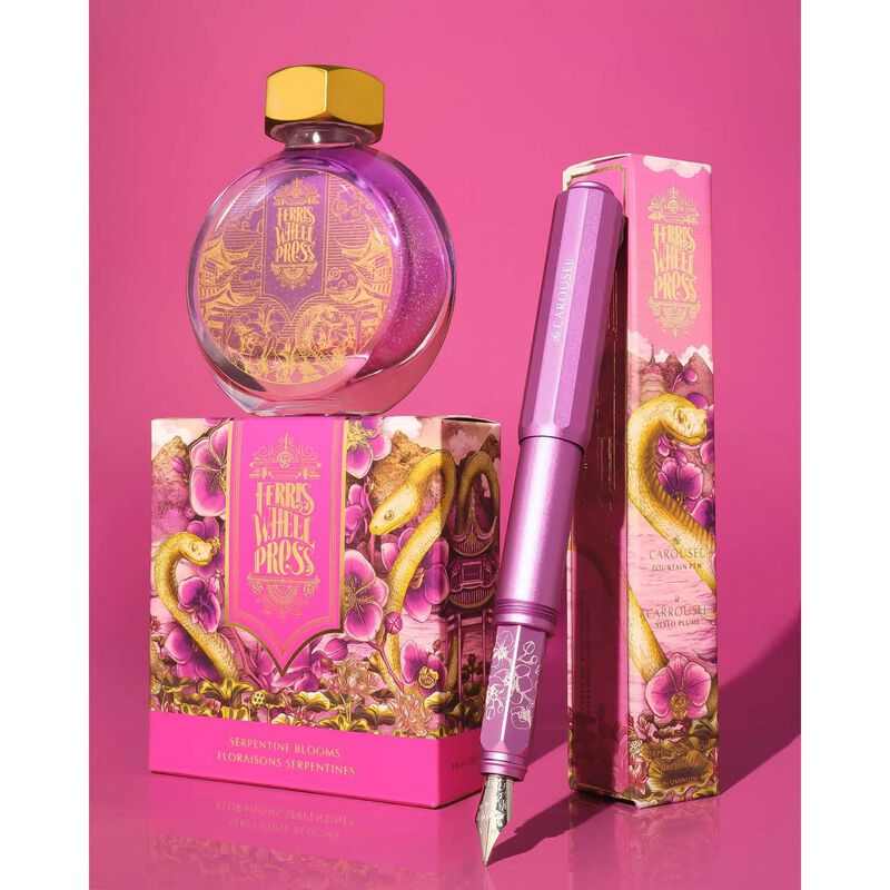 Ferris Wheel Press Fête Chinoise - Serpentine Blooms Fountain Pen Medium image number 3