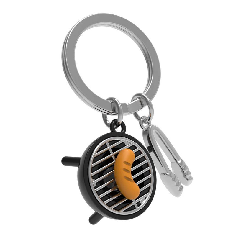 Metalmorphose BBQ & Tongs Keychain image number 0