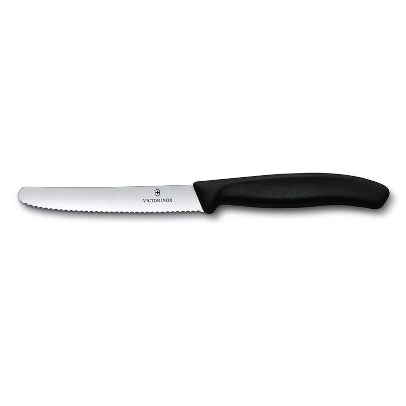 Victorinox Swiss Classic Tomato & Table Knife 11cm - Black image number 0
