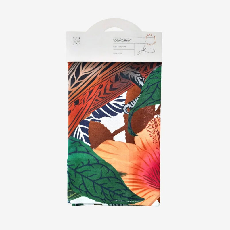Flox Kaka & Tree Fuchsia Tea Towel image number 1
