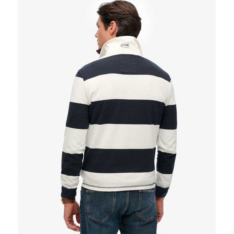 Superdry Vintage Athletic Stripe Rugby image number 1