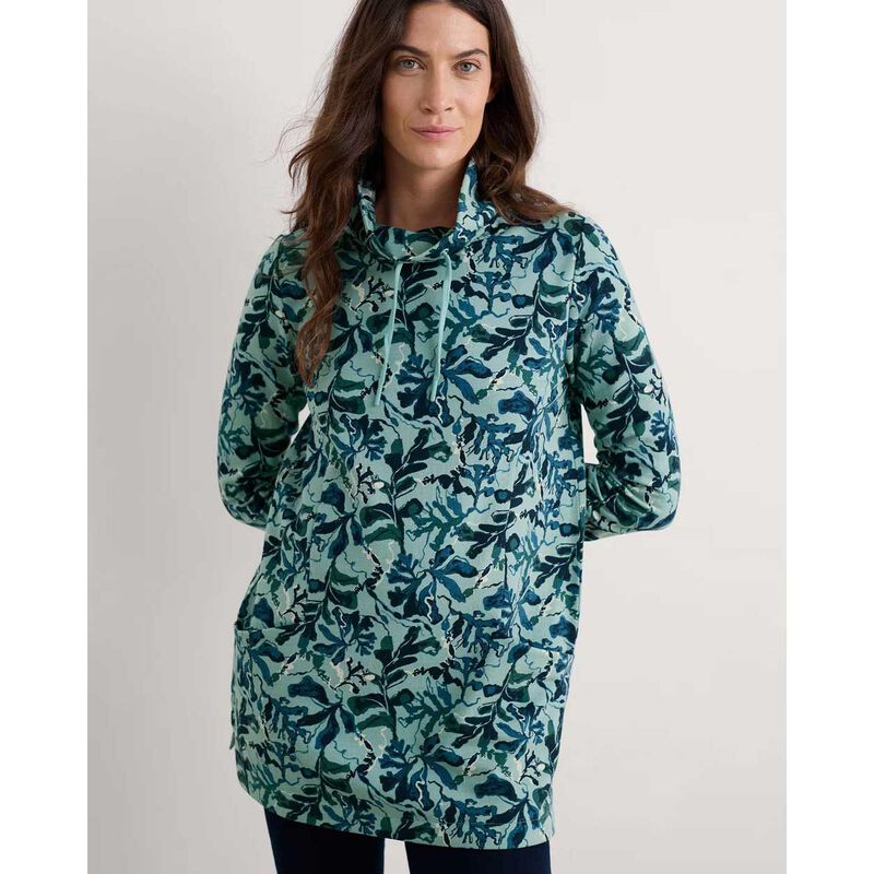 Seasalt Cornwall Formative Tunic Floating Fronds Sardine image number 2