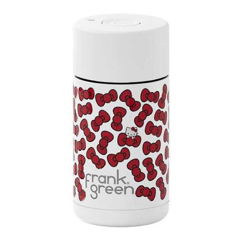 frank green 12oz Reusable Cup Hello Kitty w Push Button Lid (Bow Edition)