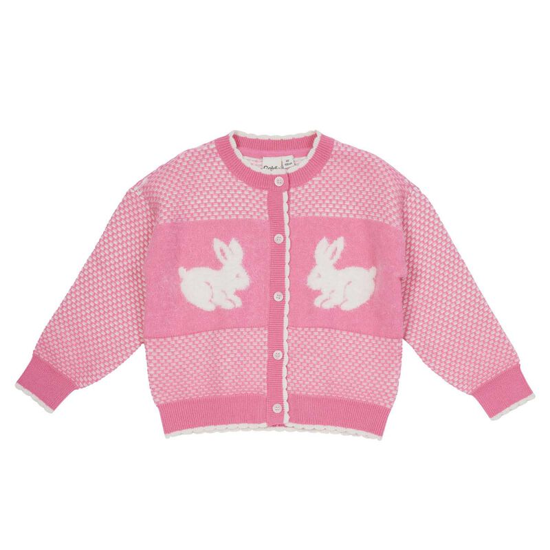 Goldie + Ace Bunny Knit Cardigan 3-5Y image number 0