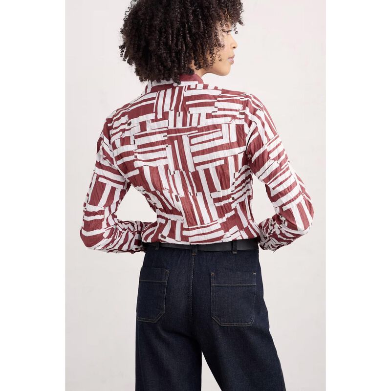 Seasalt Cornwall Larissa Shirt Dune Fence Umber image number 1