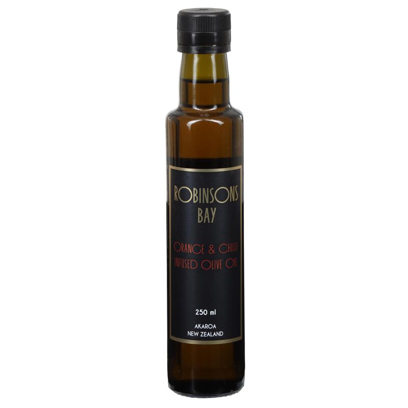 Robinsons Bay Olives Orange & Chilli Infused Olive Oil 250ml image number 0