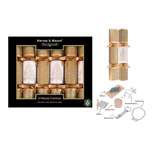 Deluxe Gold Tree Crackers 6